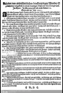 1690 Abbildung deß in Irrland von Lemmerich, gefangnen und von Ihro Königlichen Majest. von Groß-Britannien Wilhelm, den 20. Septemb. Anno 1690 nach Londen gebrachten Menschen-Fressers