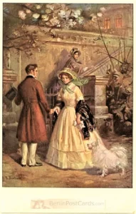 Ansichtskarte - Einladung zum Ball 1912