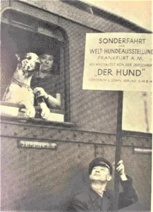 Große Bühne: Fahrt zur Welthundeausstellung in Frankfurt am Main 1935