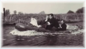 Bordhund Puschkin (Hauptgefreiter)
vom Landungsboot ,,Salamander”, 1968