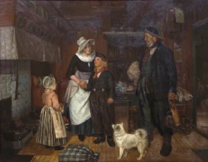 Der Abschied
Gemälde von Otto Karl Kirberg (1859 - 1926) , Albert König Museum