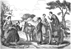 Kurisches Gefährt
aus Illustrirte Zeitung vom 26. Jan. 1850, :S. 53