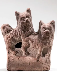 Spitzartige Hunde bei der Paarung . . .