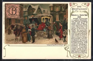 Thurn und Taxische Post, Postkarte 1903