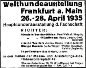 Sonderausstellungen für die einzelnen Hunderassen