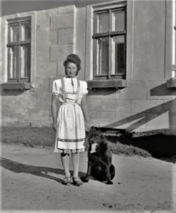 Der schwarze Großspitz ,,Paff'' (Ostpreußen), 1944 Bildarchiv Ostpreussen, © Walter Klink