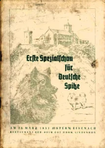 Erste Spezialschau für Deutsche Spitze am 25.03.1951, Eisenach
Ausstellungskatalog