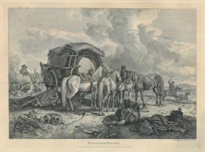 Wallachisches Fuhrwerk, 1832
Bild von Johann Adam Klein (1792 - 1875)