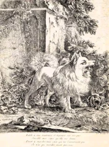 Gravur von Ange Laurent Lalive de Jully, Marquis von Remóville (1725 - 1779)