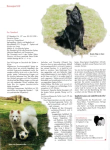 Schweizer Hundemagazin Nr. 2, März / April 2004, S. 42
Rasseportrait: der Grossspitz